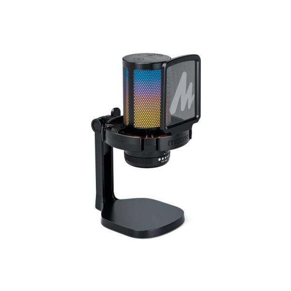 Microfono Maono DGM20 USB Gaming RGB Negro