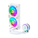 Enfriamiento Liquido Cooler Master Masterliquid PL240 Flux White Edition Aio 240MM MLY-D24M-A23PZ-RW - Blanco