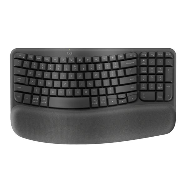 Teclado Logitech Ergo Wave Keys Inalámbrico Bluetooth Español 920-012278 - Negro