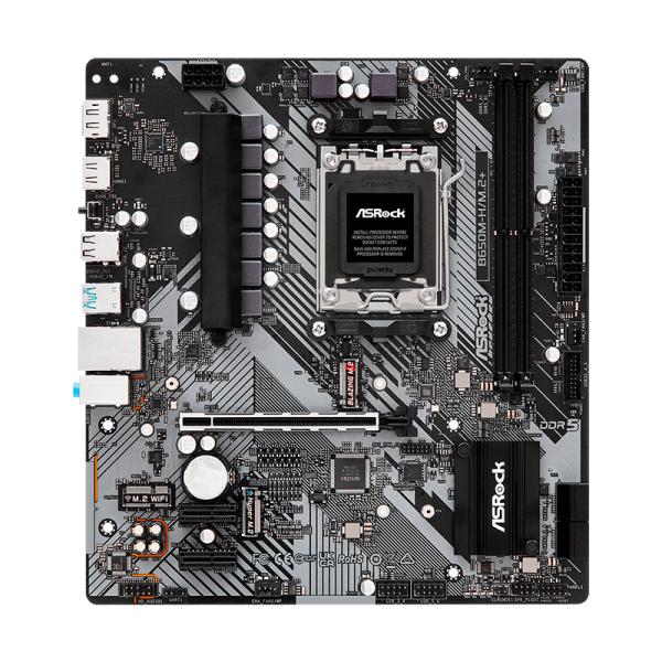 Tarjeta Madre Asrock B650M H M2 Plus AM5 Micro-ATX DDR5 Negro