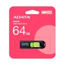 Memoria USB Adata UC300 64GB USB-C 3.2 Gen 1 Negro/Verde