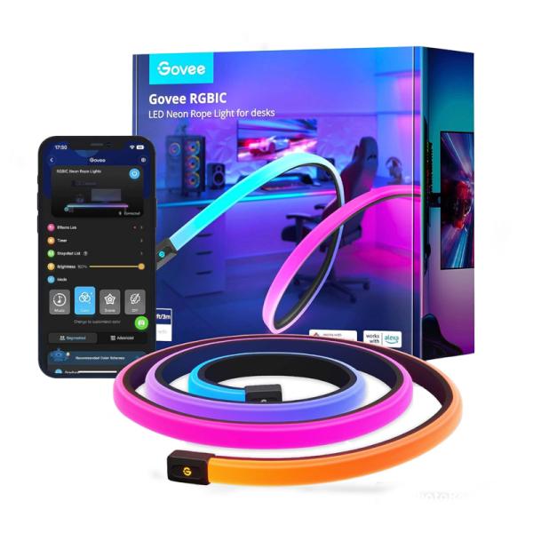 Govee Cable de Luces LED Neon Gaming Table H61c3