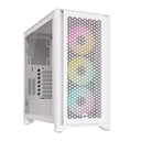Corsair 4000D Airflow RGB Case Blanco Vidrio Templado