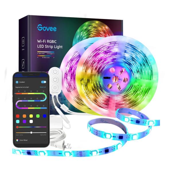 Govee Luces LED RGB WIFI 5 Metros H6110 (2 Rollos)