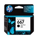 Tinta HP 667 Negro 3YM79AL Cartucho Original