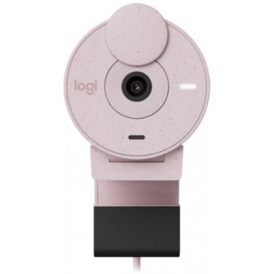 Cámara Web Logitech Brio 300 Rosado Full HD 1080p USB-C