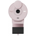 Cámara Web Logitech Brio 300 Rosado Full HD 1080p USB-C