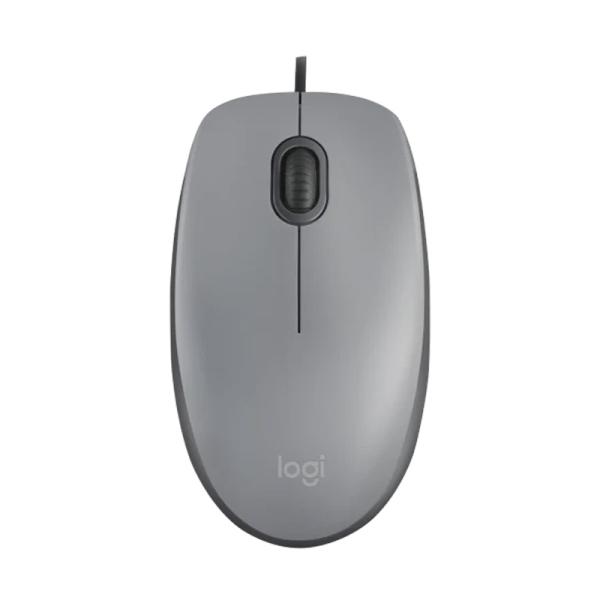 Mouse Logitech M110 Silent Gris Alámbrico USB-A 1000 DPI