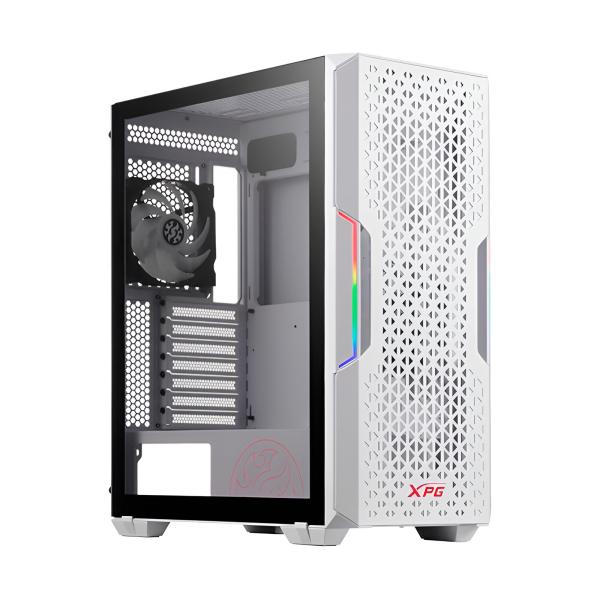 XPG Starker Air Case Gaming Mid Tower RGB Vidrio Lateral Blanco