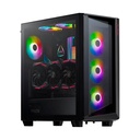XPG Battlecruiser Case Gaming Mid Tower RGB Vidrio Lateral