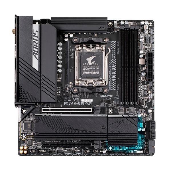 Tarjeta Madre Gigabyte B650M Aorus Elite AX AM5 Micro ATX DDR5