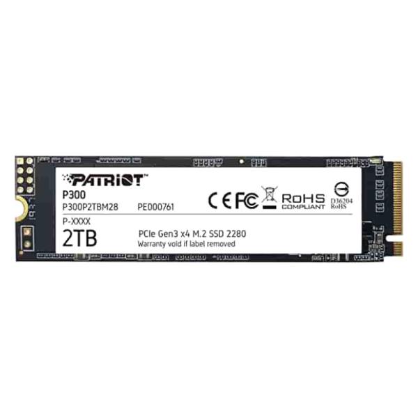 Patriot P300 SSD Interno 2TB NVMe M.2 Gen3 X4 PCIe