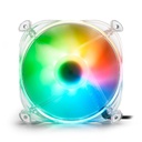 Abanico Gaming RGB Sharkoon Shark Disc PWM 12cm Blanco