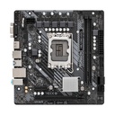 TARJETA MADRE ASROCK H610M-HVS LGA1700 MICRO-ATX DDR4 90-MXBHT0-A0UAYZ - NEGRO