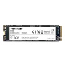 HD INTERNO SOLIDO 512GB PATRIOT P300 M.2 2280 PCIE GEN3 X4 1700MB/S / 1100MB/S P300P512GM28 P300