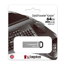 MEMORIA USB 64GB KINGSTON DATA TRAVELER KYSON USB-A 3.2 GEN 1 DTKN/64GB - PLATEADO