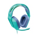 Headset Gaming Logitech G335 Alámbrico 3.5mm Menta Ligero