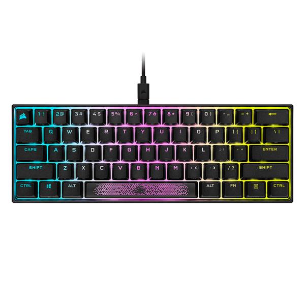 Teclado Gaming Corsair K65 Mini Mecánico RGB USB Inglés