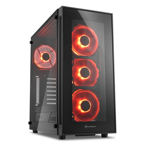 Sharkoon Case Gaming TG5 RGB ATX Vidrio Templado Negro