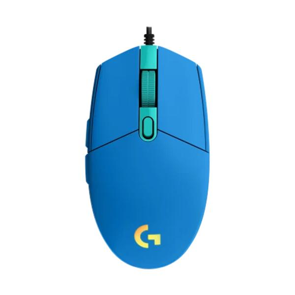 Logitech Mouse Gaming G203 Lightsync RGB Azul Alámbrico
