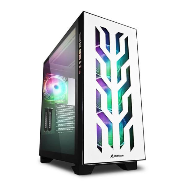 Case Sharkoon Elite Shark CA300T Full Tower RGB Vidrio Negro ATX