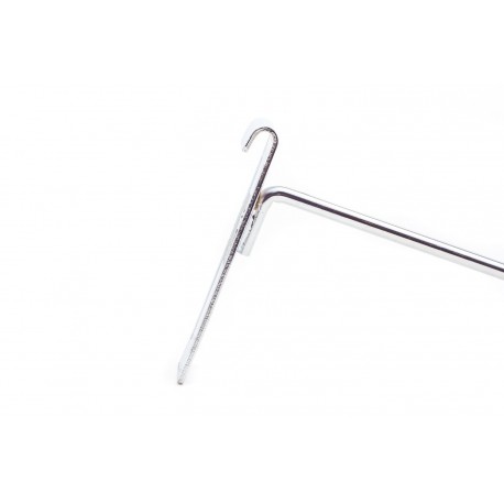 Gancho para Lamina Malla 6MM Grueso 150MM de Largo FG-0267 - Plateado