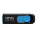 Memoria USB Adata AUV128 64GB USB 3.0 Negra/Azul