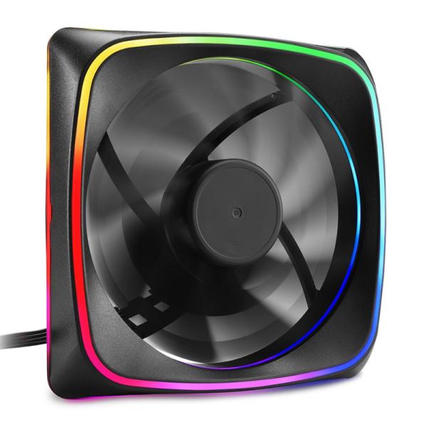 Abanico Sharkoon Shark Light RGB 120mm Negro