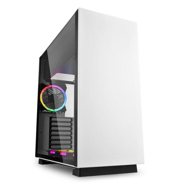 Case Gaming Sharkoon Pure Steel RGB Blanco Vidrio Templado