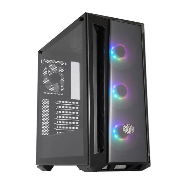Case Gaming Cooler Master Masterbox MB520 RGB Vidrio Templado Negro