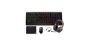 Eagle Warrior Rhino Kit Gaming 4 en 1 Teclado Rainbow Mouse