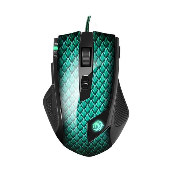 Sharkoon Drakonia Mouse Gaming Alambrico USB 5000 DPI Negro/Aqua