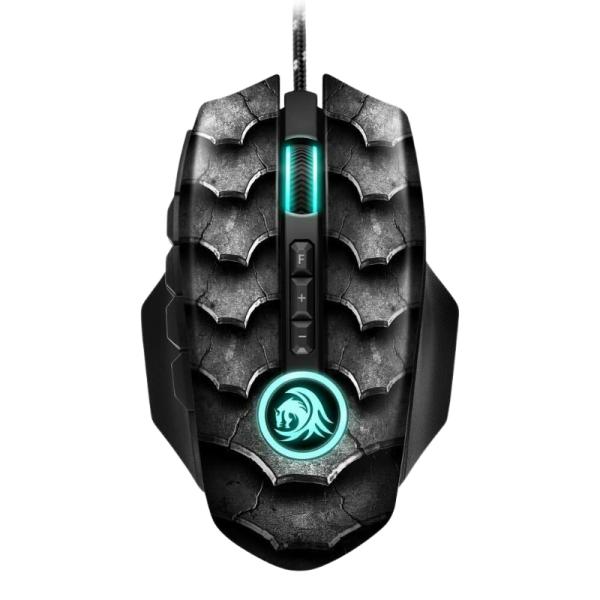 Sharkoon Drakonia II Mouse Gaming RGB USB 15000 DPI Negro/Gris