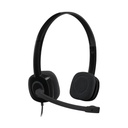 HEADSET LOGITECH H151 STEREO ALÁMBRICO 3.5 981-000587 - NEGRO