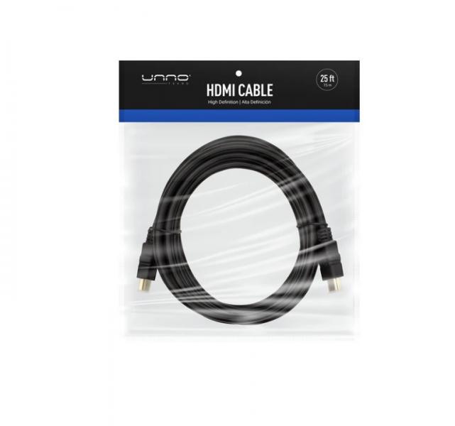 Cable Unno Tekno HDMI 7.5m Negro CB4125BK