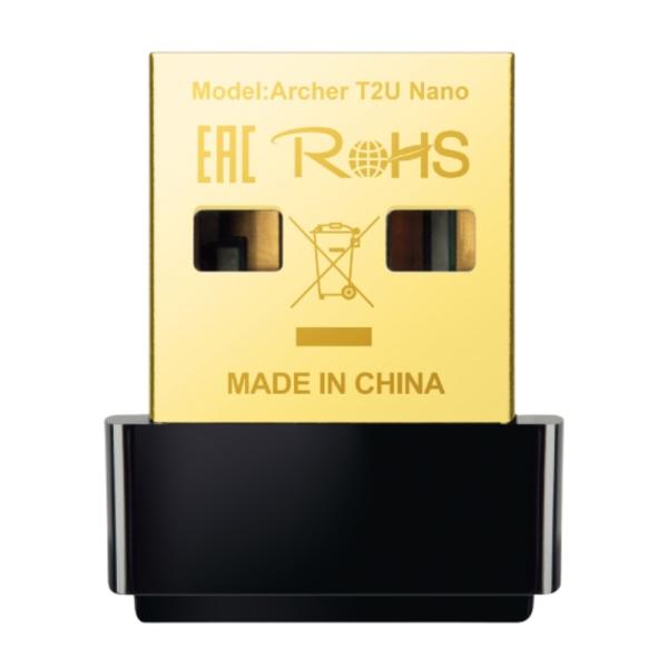 Adaptador TP Link Archer T2U Nano Inalambrico AC600