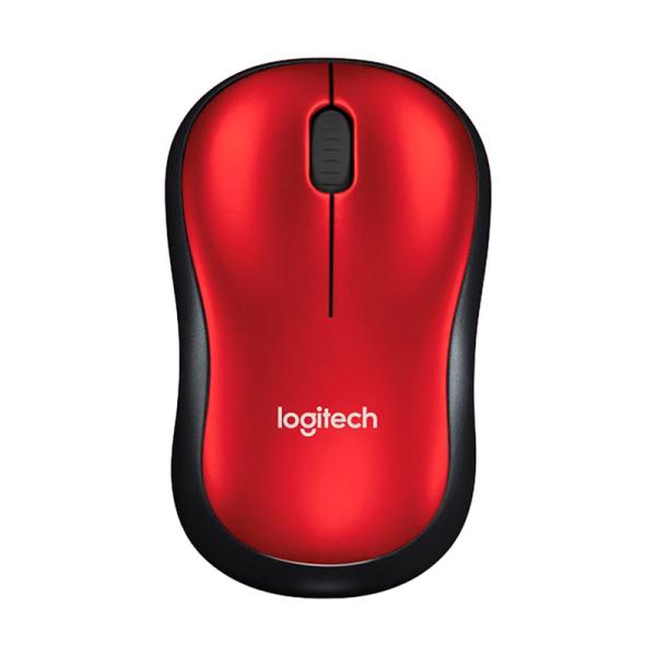 MOUSE LOGITECH M185 INALÁMBRICO 2.4 GHZ 1000 DPI 910-003635 - ROJO