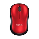 MOUSE LOGITECH M185 INALÁMBRICO 2.4 GHZ 1000 DPI 910-003635 - ROJO