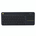 Teclado Logitech K400 Plus Inalámbrico Touchpad Español Negro
