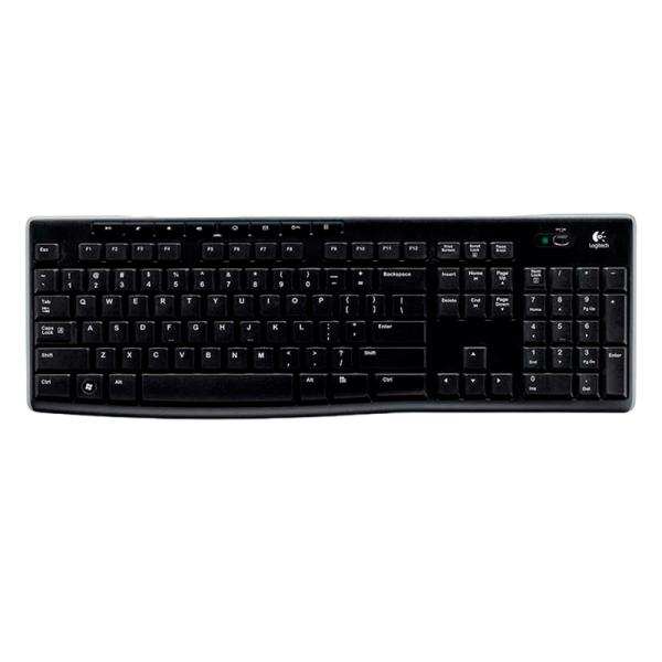 Teclado Logitech K270 Inalámbrico Receptor Español Negro