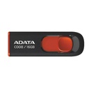 Memoria USB Adata AC008 16GB USB 2.0 - Negro/Rojo