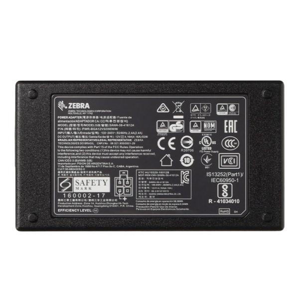 Adaptador Poder Zebra 12V 50W PWR-BGA12V50W0WW