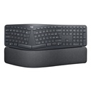 TECLADO LOGITECH ERGO K860 FOR BUSINESS MEMBRANA INALÁMBRICO BLUETOOTH ESPAÑOL 920-009845 - NEGRO