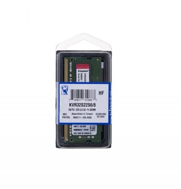 Memoria RAM Laptop 8GB Kingston DDR4 3200MHz CL22 SODIMM