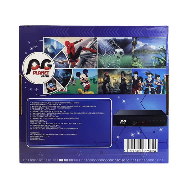 Convertidor Adaptador Analógico Digital para Pantallas Isdbt Compatible *wifi Youtube* Planetgroup