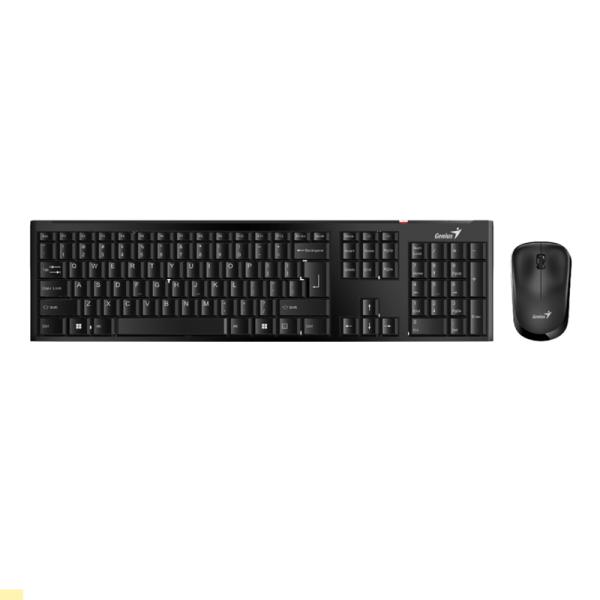 Teclado y Mouse Genius Slimstar 8230 Inalámbrico (bluetooth 5.3/ 2.4 Ghz) Español 31340015407 - Negro