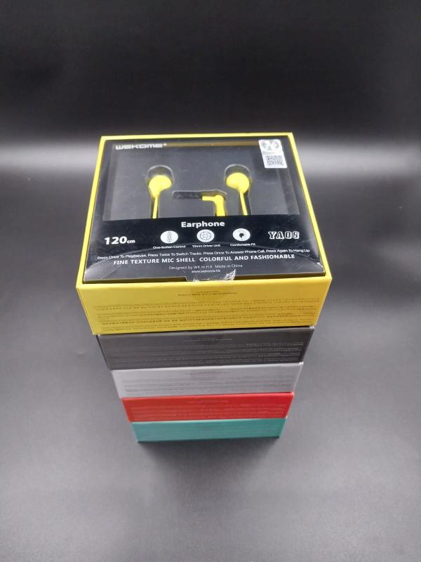 Wekome Audífonos YA08 3.5mm Amarillo