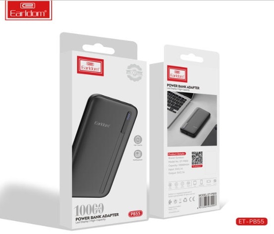 Earldom Bateria Emergencia Et-pb55 10000 Mah Cargador Portatil