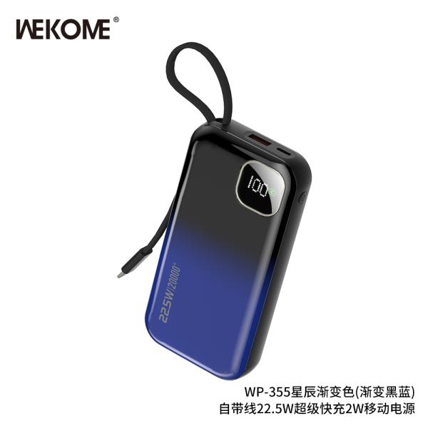 Wekome Bateria De Emergencia Wp-355 20000mah Negro Li-ion