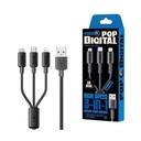 Wekome Cable Usb 3en1 Wdc-04th Chaoneng Negro